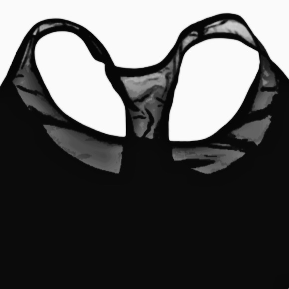 🟢2 FOR $15❣️VICTORIA’S SECRET SPORTS BRA *LARGE *BLACK & WHITE LOGO WITH MESH - Picture 5 of 11